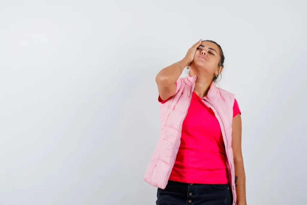 femme fatiguée courbatures