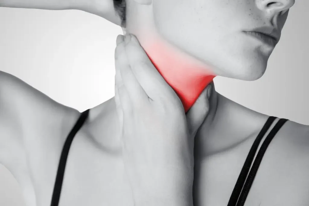 thyroid neck stress
