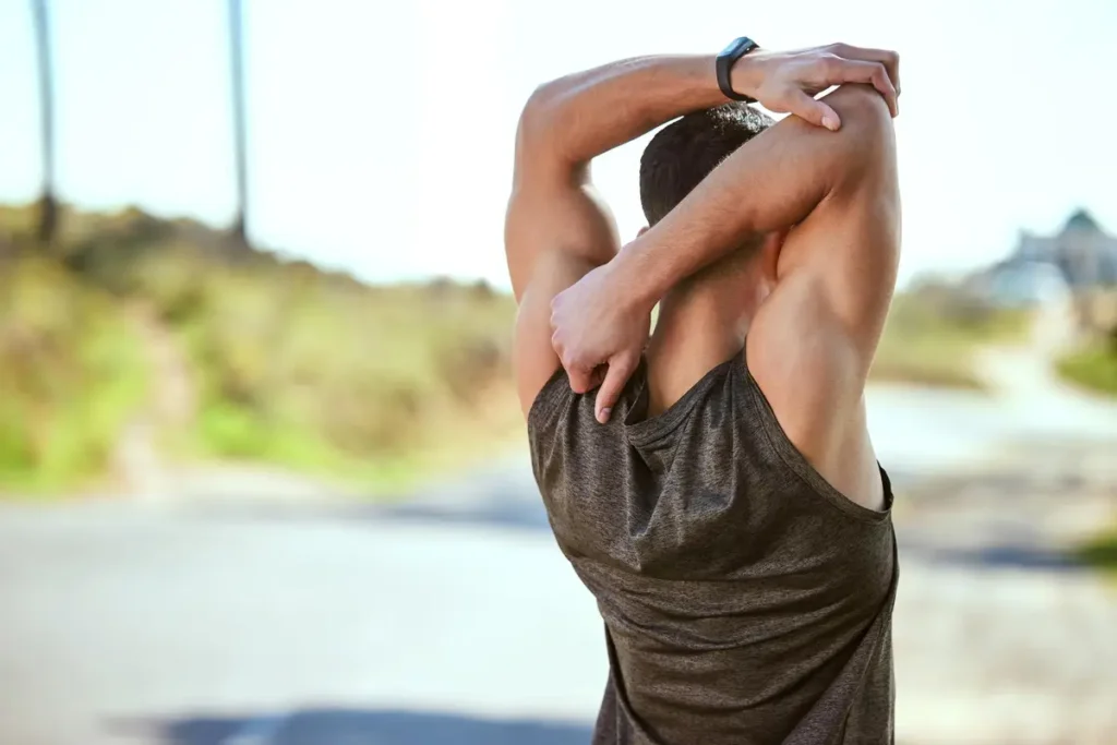upper back stretch