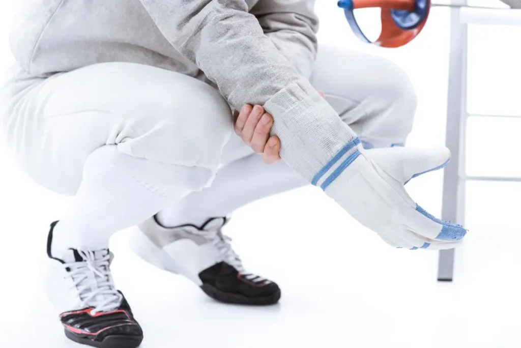 cheville douleur glace